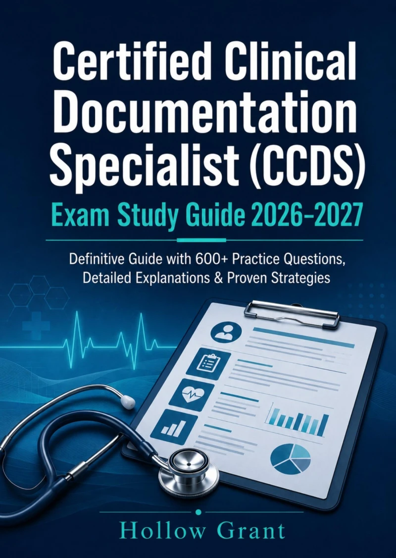 Portada: Certified Clinical Documentation Specialist (CCDS) Exam Study Guide 2026–2027