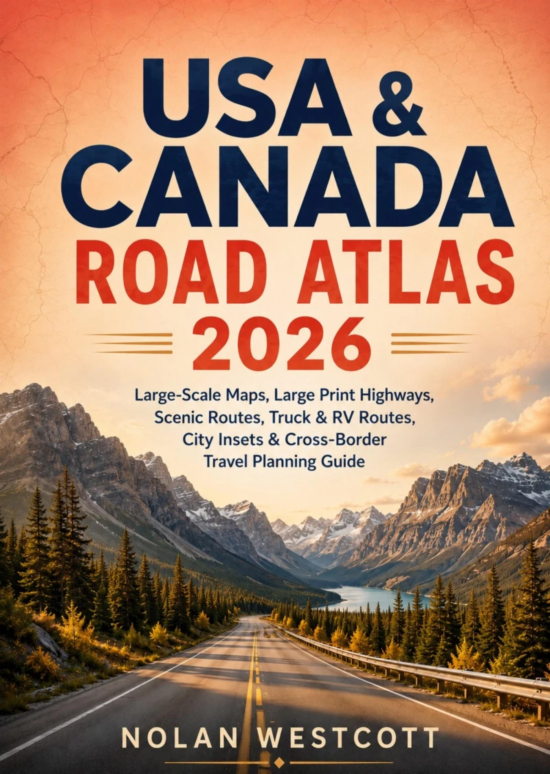 Portada: USA & Canada Road Atlas 2026