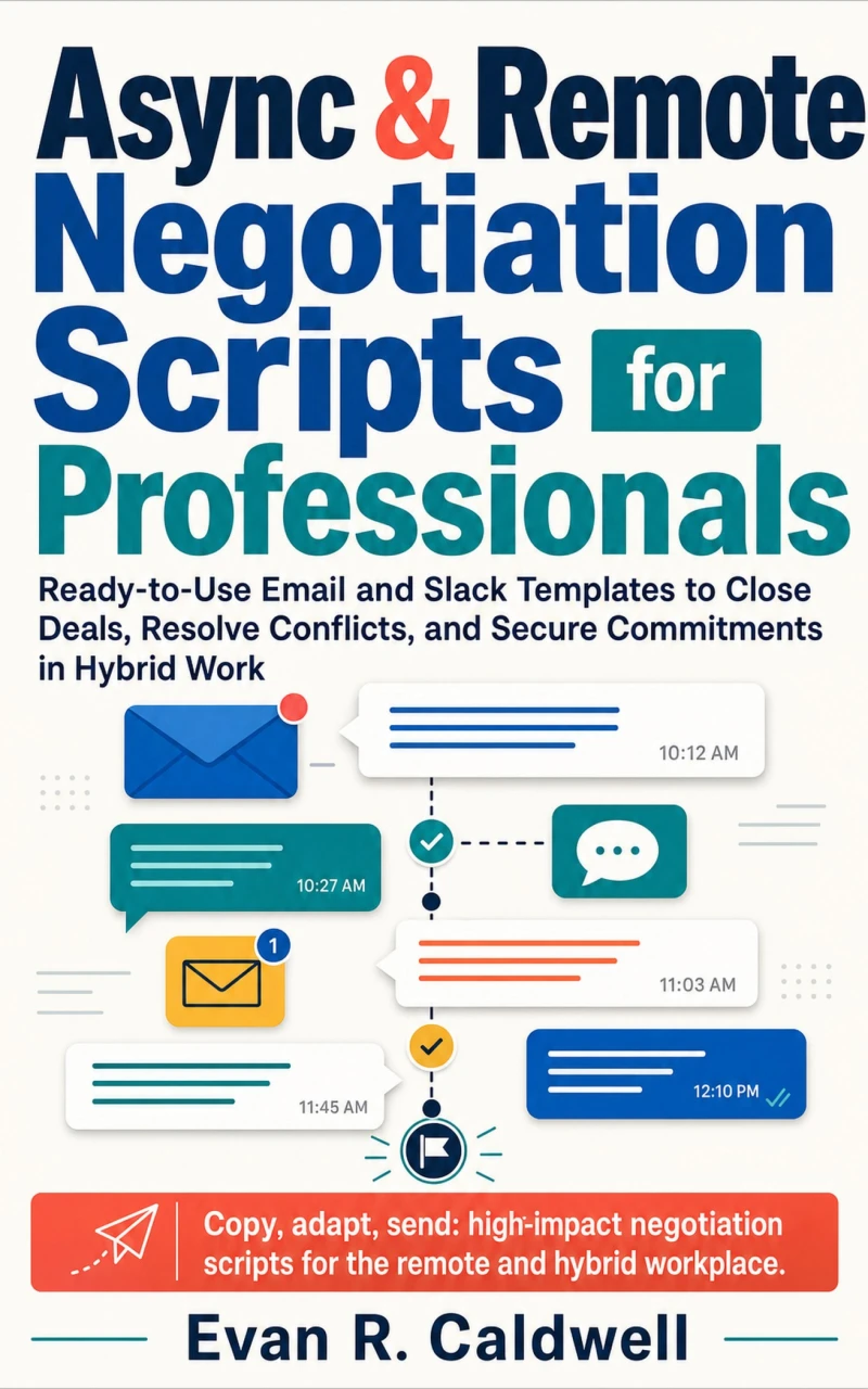 Portada: Async & Remote Negotiation Scripts for Professionals