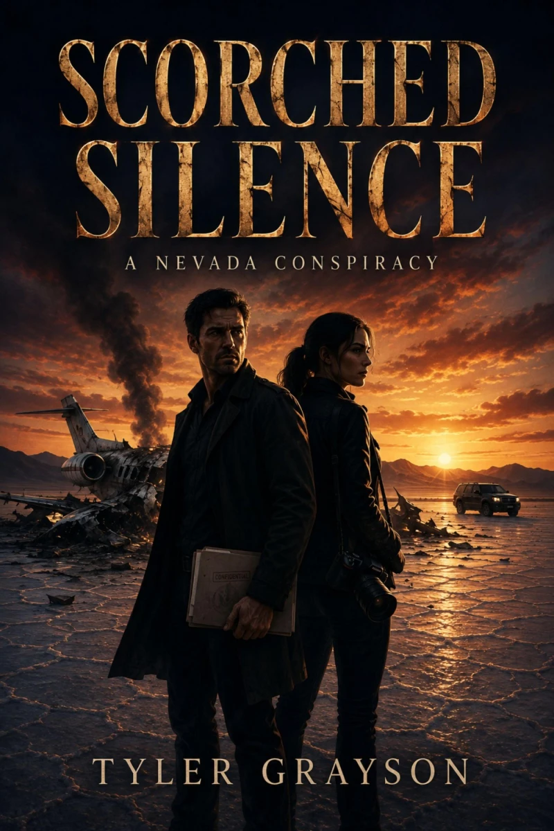 Portada: Scorched Silence: A Nevada Conspiracy