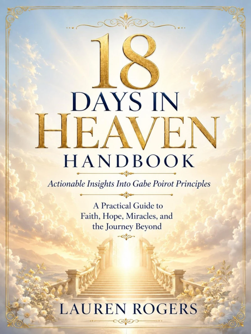 Portada: 18 Days In Heaven Handbook–Actionable Insights Into Gabe Poirot Principles