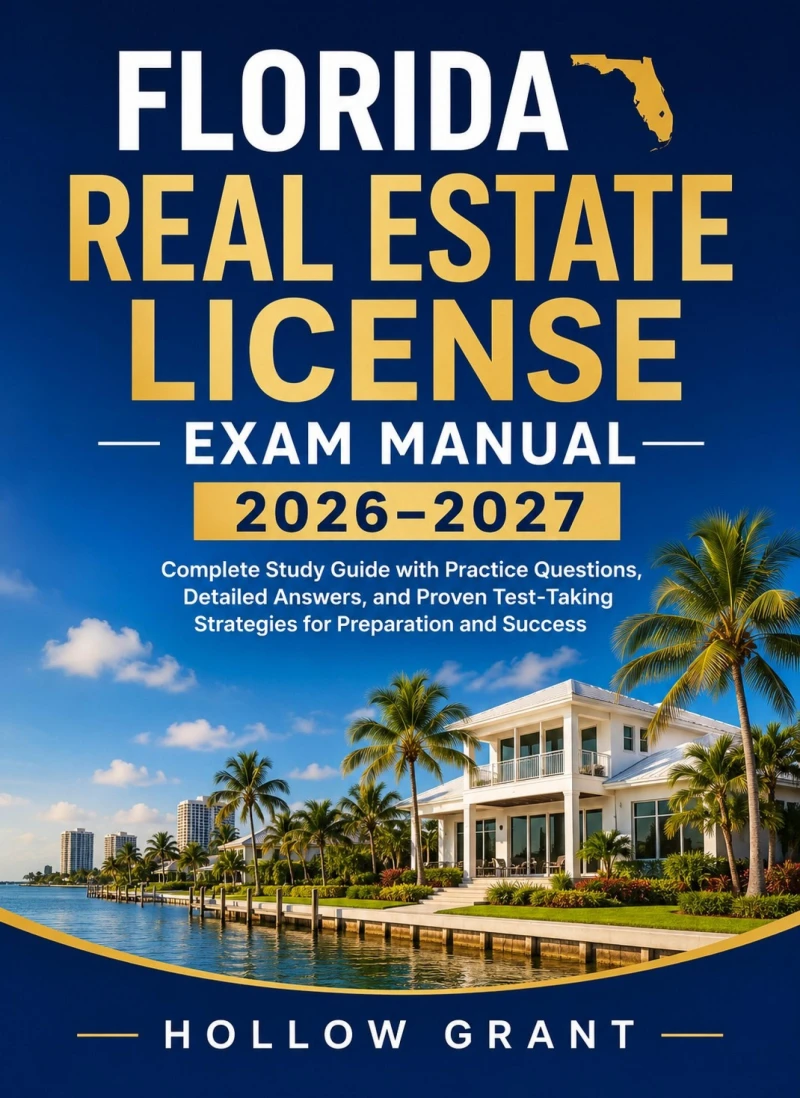 Portada: Florida Real Estate License Exam Manual 2026–2027