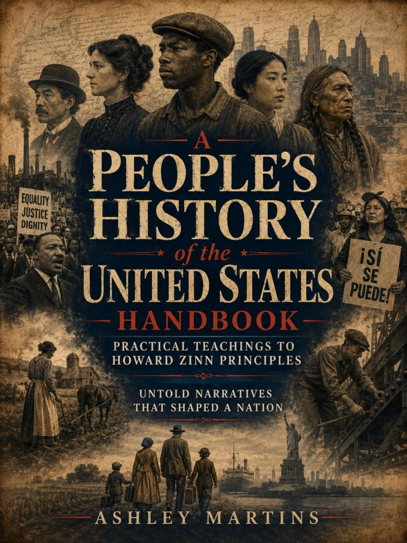 Portada: A People's History of the United States Handbook - Practical Teachings to Howard Zinn Principles