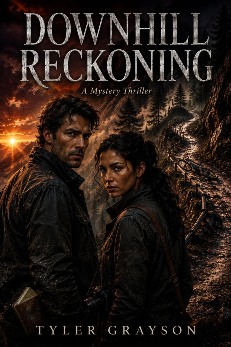 Portada: Downhill Reckoning - A Mystery Thriller