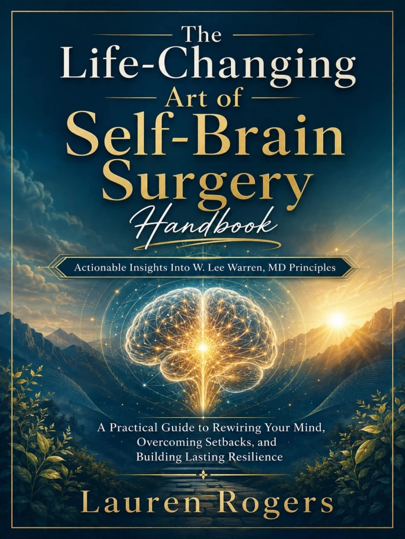Portada: The Life- Changing Art of Self-Brain Sur urgery Handbook–Actionable Insights Into W. Lee Warren, MD Principles