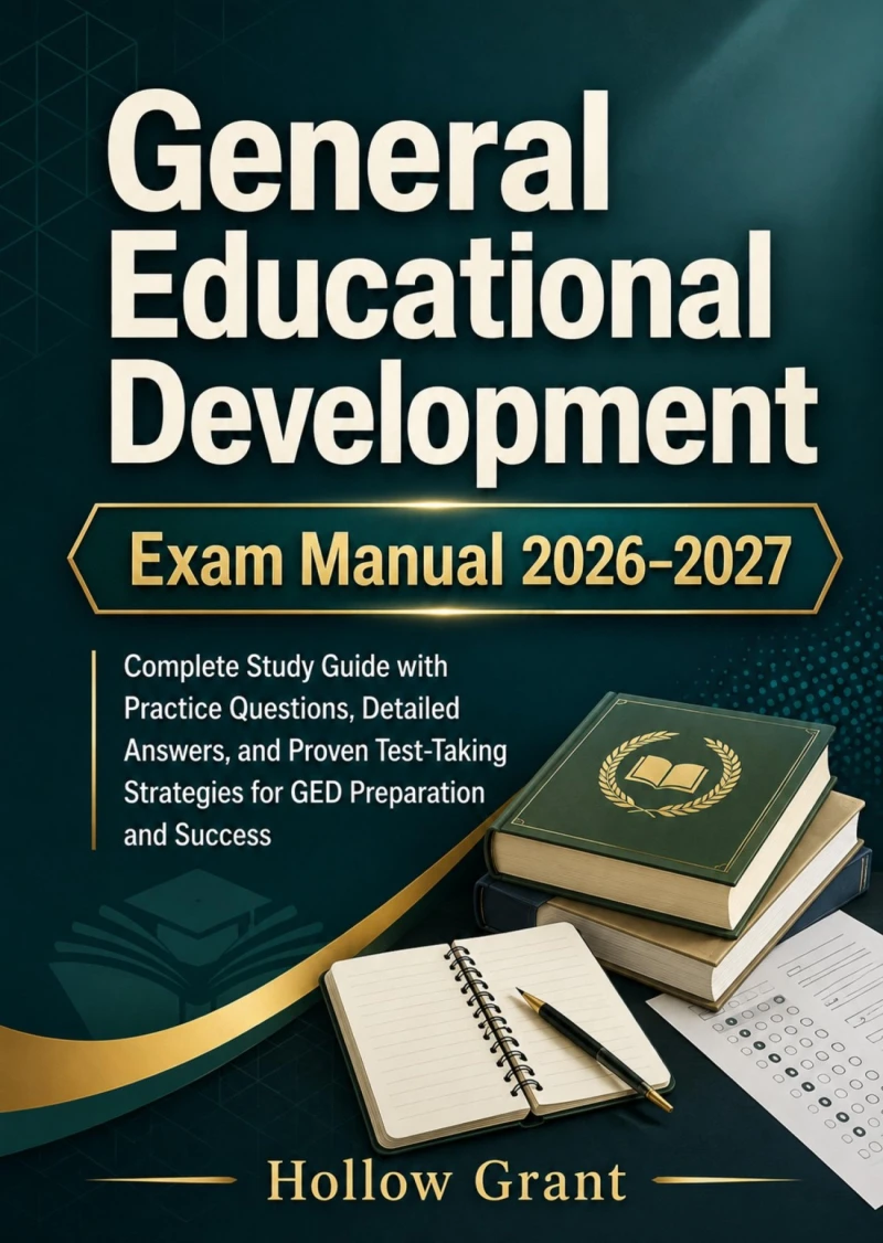 Portada: General Educational Development Exam Manual 2026–2027