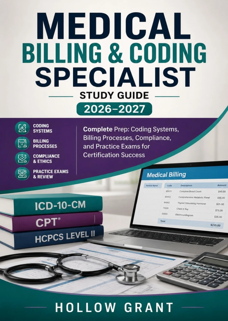 Portada: Medical Billing and Coding Specialist Study Guide 2026–2027