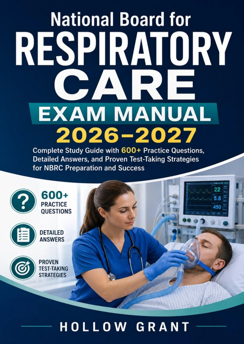 Portada: National Board for Respiratory Care Exam Manual 2026–2027