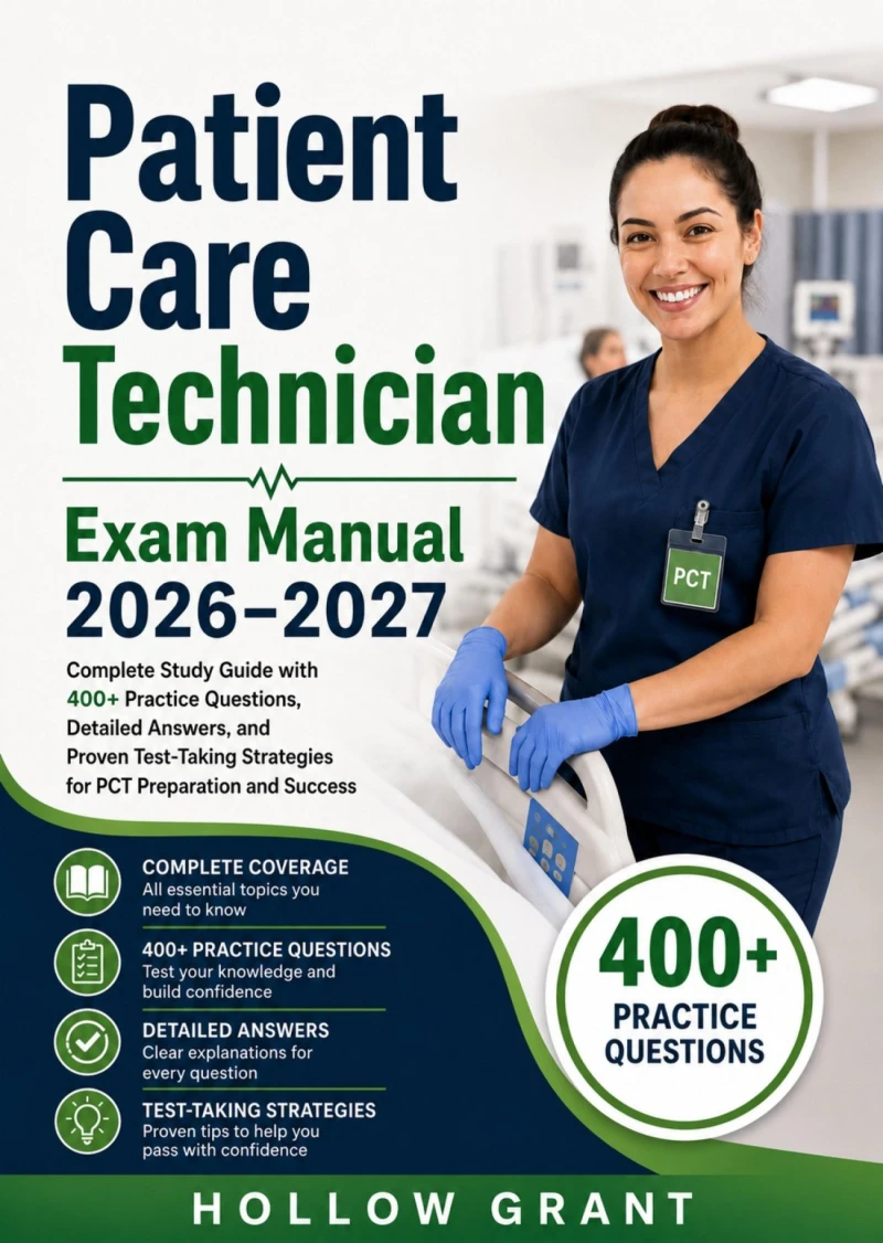 Portada: Patient Care Technician Exam Manual 2026–2027