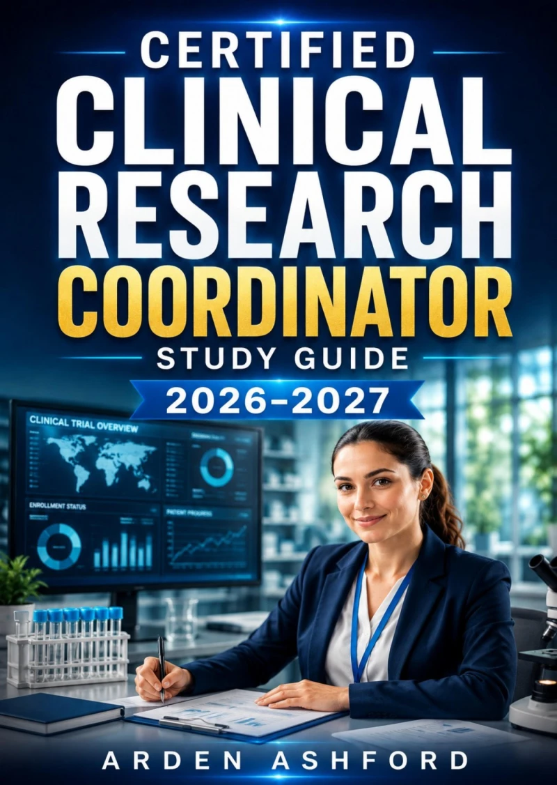 Portada: Certified Clinical Research Coordinator Study Guide 2026–2027