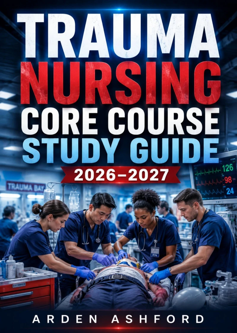 Portada: Trauma Nursing Core Course Study Guide 2026–2027