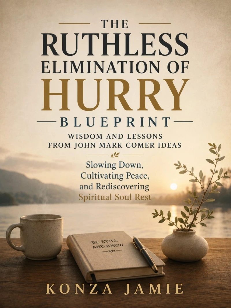 Portada: The Ruthless Elimination of Hurry Blueprint-Wisdom and Lessons From John Mark Comer IDeas