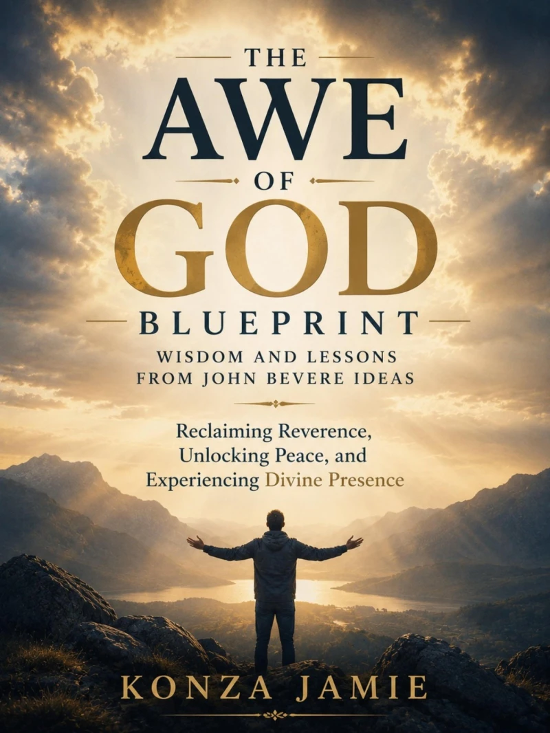Portada: The Awe of God Blueprint-Wisdom and Lessons From John Bevere IDeas