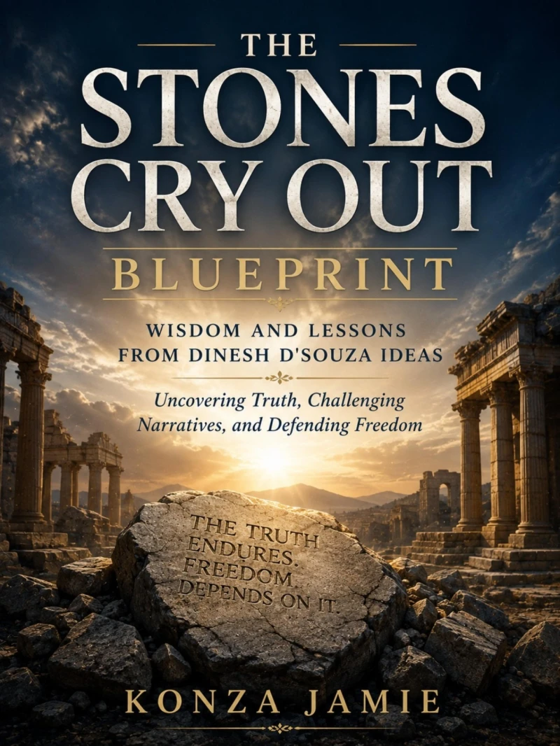 Portada: The Stones Cry Out Blueprint-Wisdom and Lessons From Dinesh D'Souza IDeas