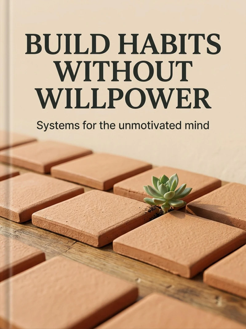 Portada: Build Habits Without Willpower