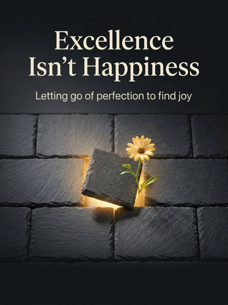 Portada: Excellence Isn't Happiness