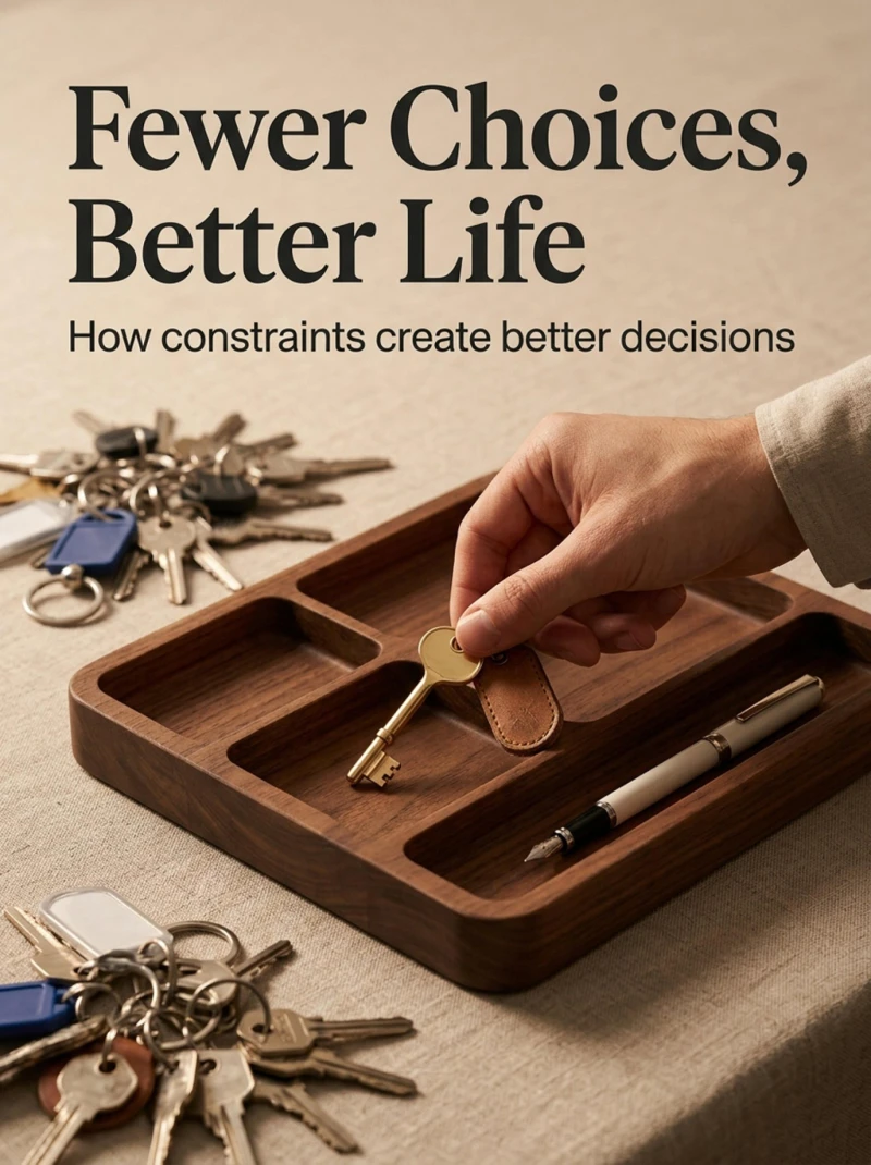 Portada: Fewer Choices, Better Life