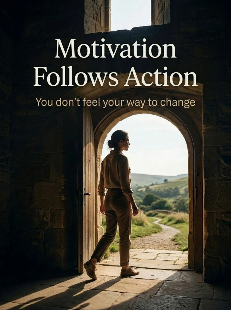 Portada: Motivation Follows Action