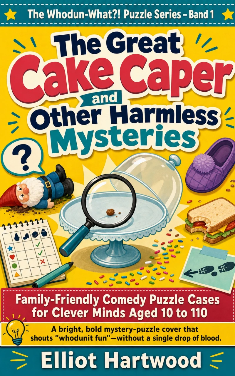 Portada: The Great Cake Caper and Other Harmless Mysteries