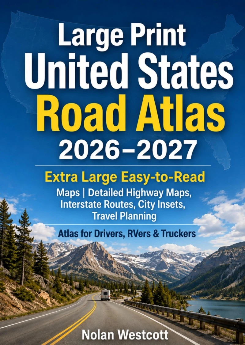 Portada: Large Print United States Road Atlas 2026–2027
