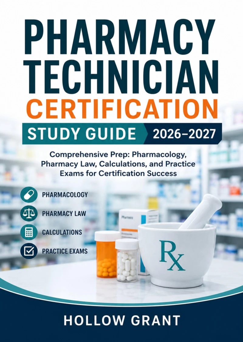 Portada: Pharmacy Technician Certification Study Guide 2026–2027