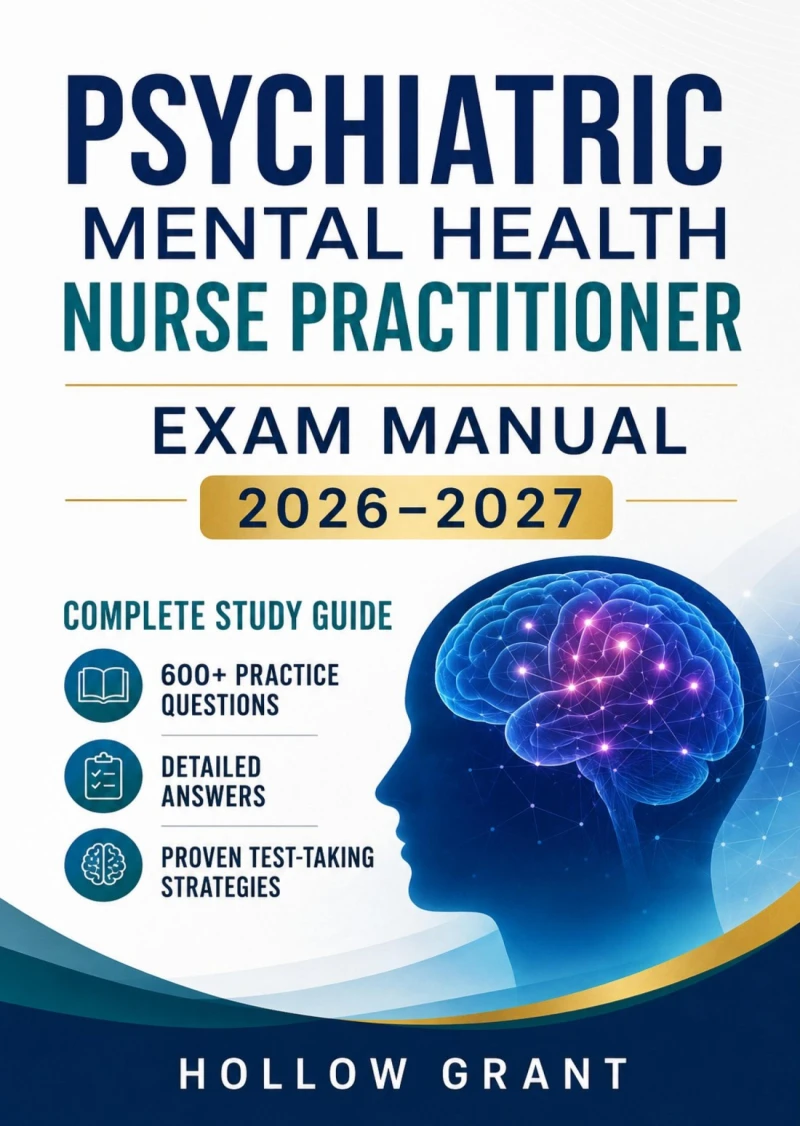 Portada: Psychiatric Mental Health Nurse Practitioner Exam Manual 2026–2027