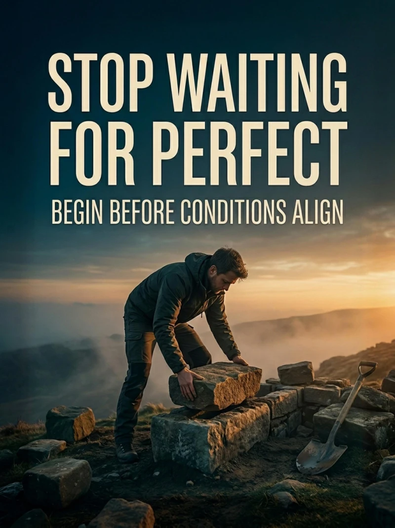 Portada: Stop Waiting for Perfect