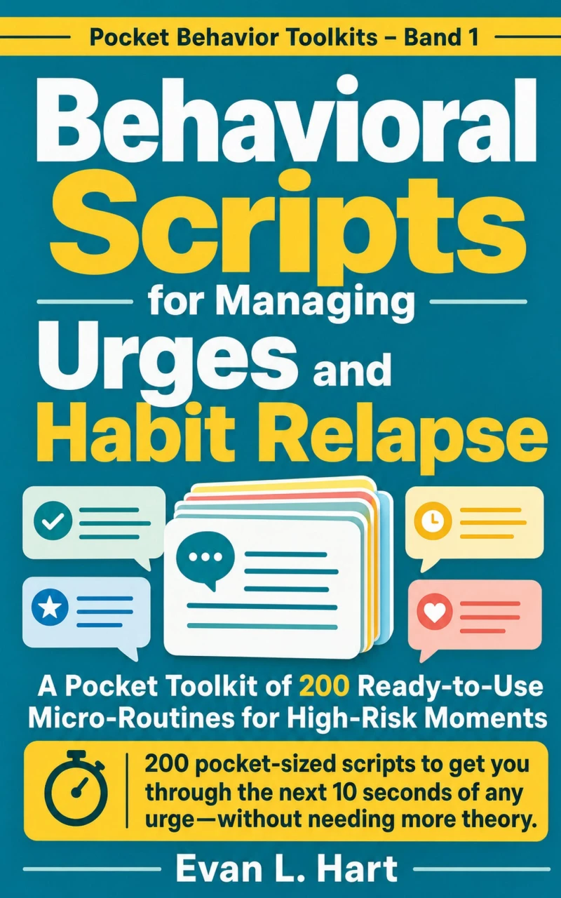 Portada: Behavioral Scripts for Managing Urges and Habit Relapse