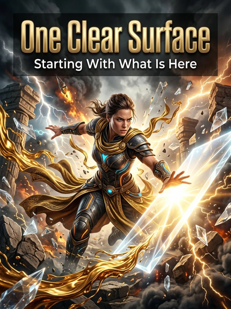 Portada: One Clear Surface