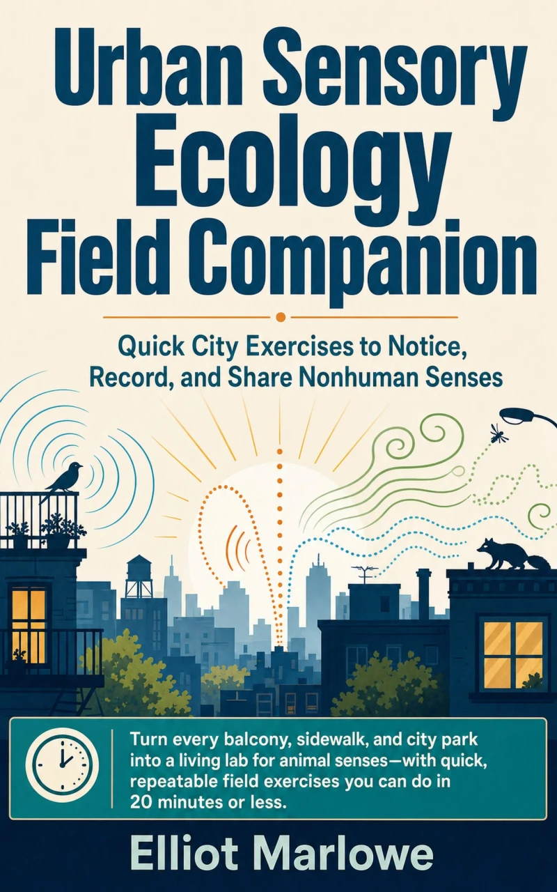 Portada: Urban Sensory Ecology Field Companion