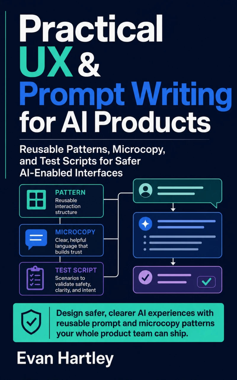 Portada: Practical UX & Prompt Writing for AI Products