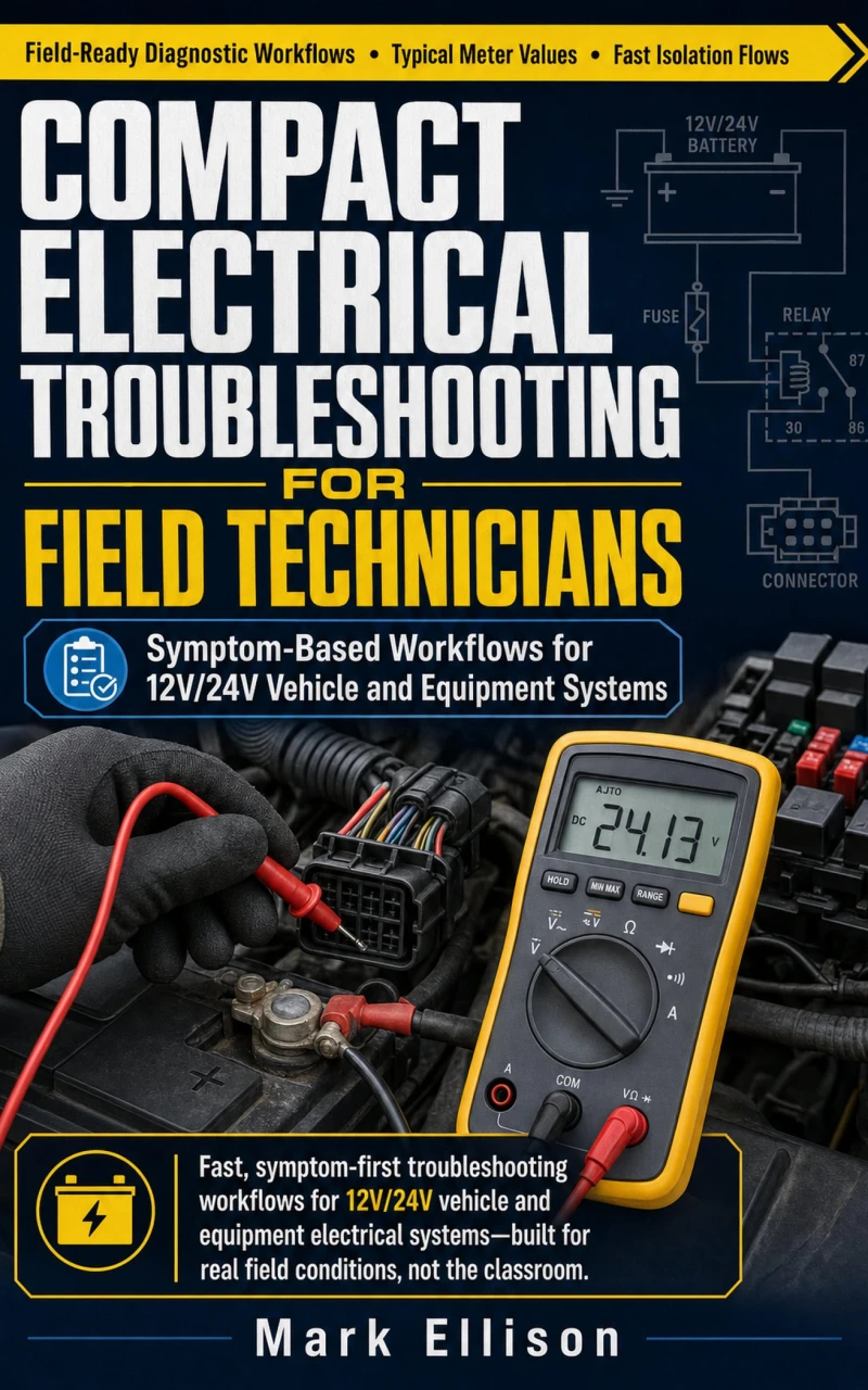 Portada: Compact Electrical Troubleshooting for Field Technicians