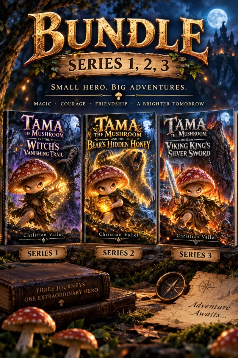 Portada: Bundle Series: Tama the Mushroom Saga: The Complete Trilogy Series 1,2,3