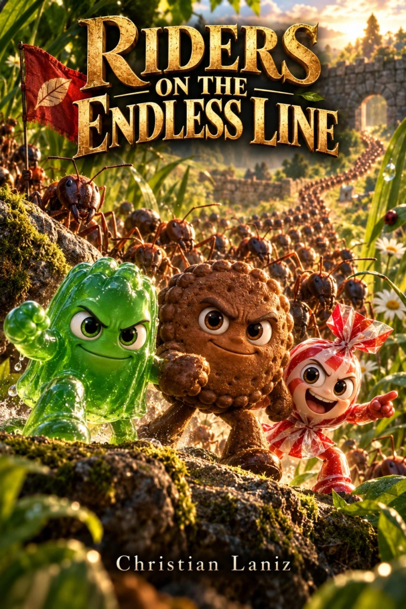 Portada: Riders on the Endless Line: A Garden Adventure