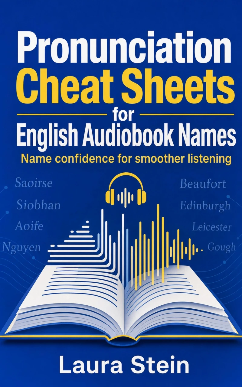 Portada: Pronunciation Cheat Sheets for English Audiobook Names