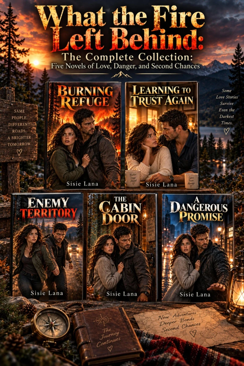 Portada: What the Fire Left Behind: The Complete Collection:Five Novels of Love, Danger, and Second Chances