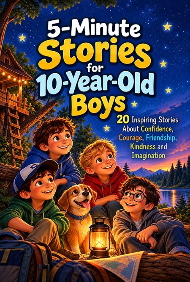Portada: 5-Minute Stories for 10-Year-Old Boys