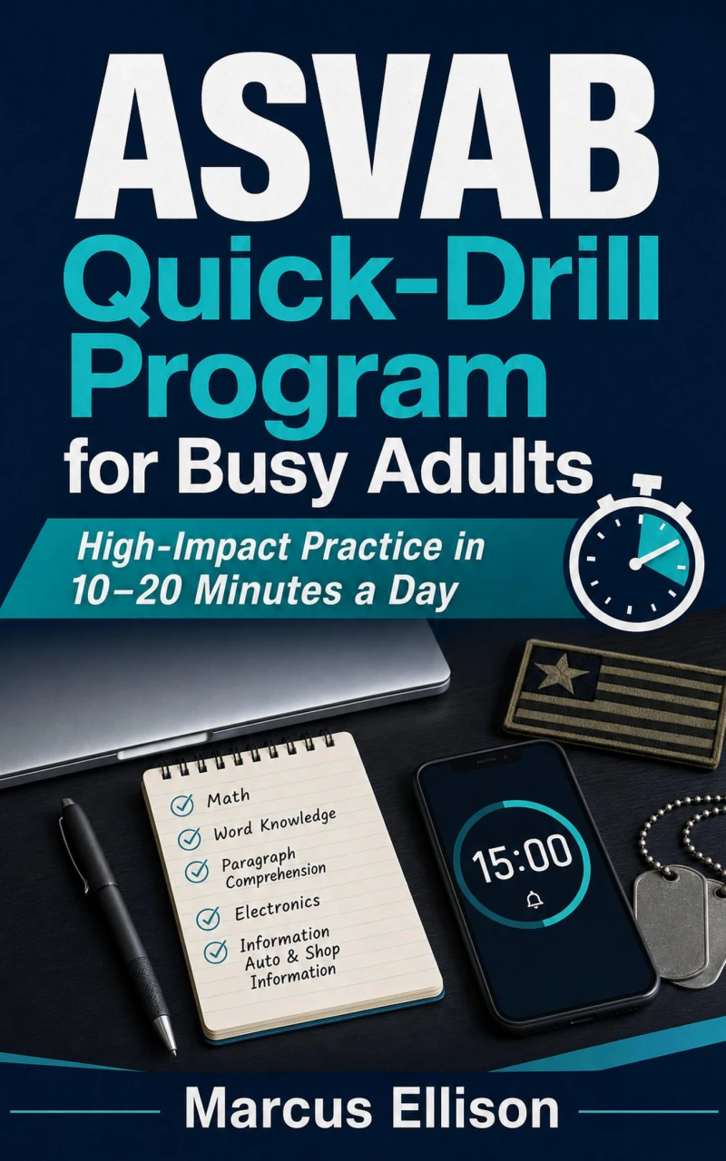 Portada: ASVAB Quick-Drill Program for Busy Adults