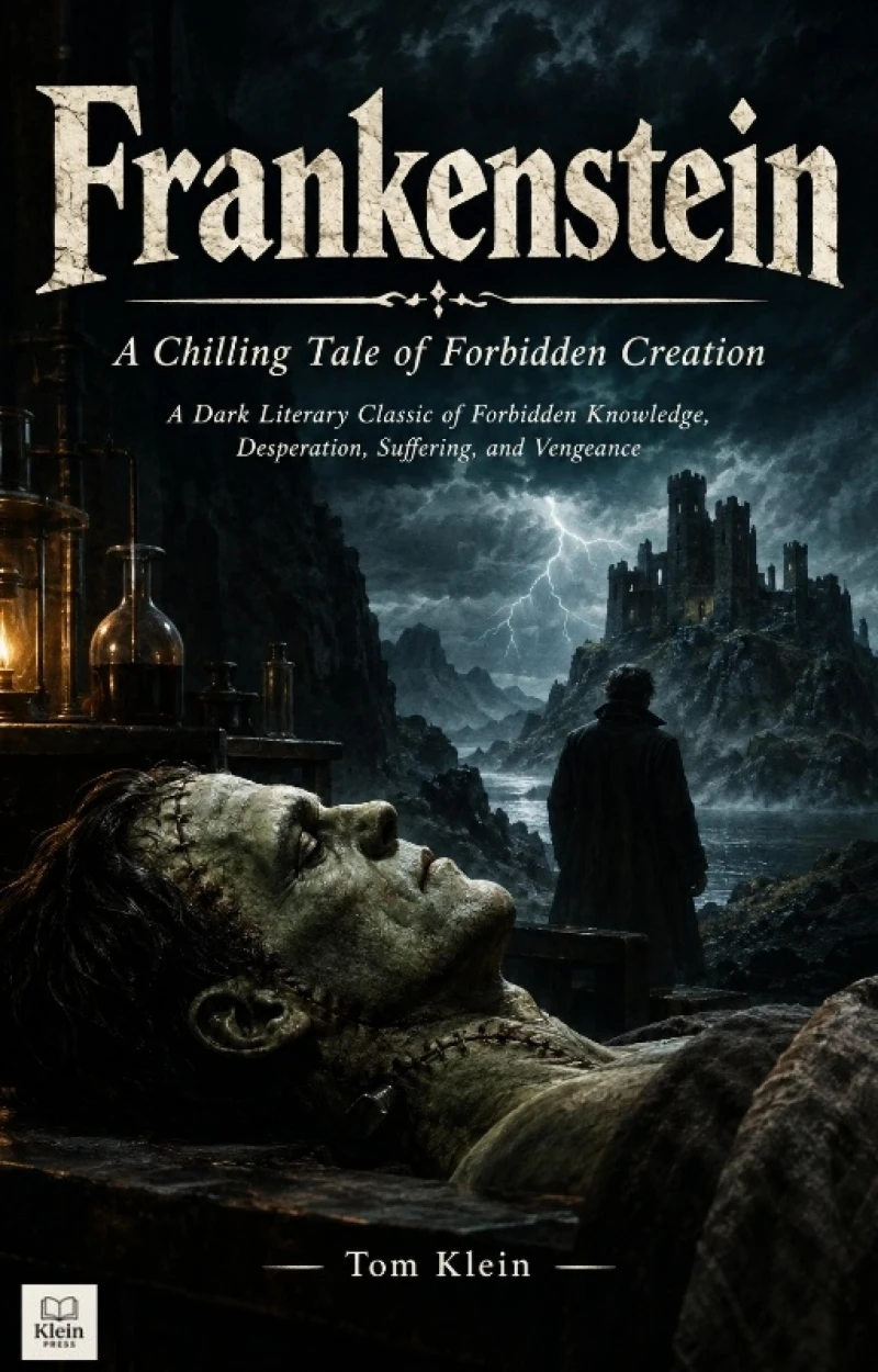 Portada: Frankenstein – A Chilling Tale of Forbidden Creation