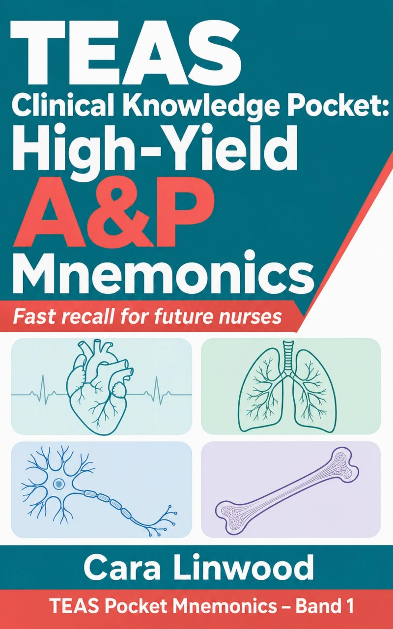 Portada: TEAS Clinical Knowledge Pocket: High‑Yield A&P Mnemonics