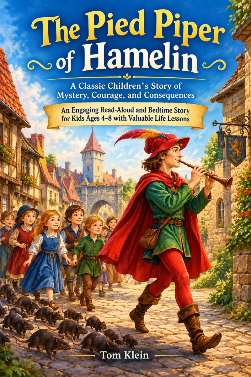 Portada: The Pied Piper of Hamelin – A Classic Children's Story of Mystery, Courage, and Consequences