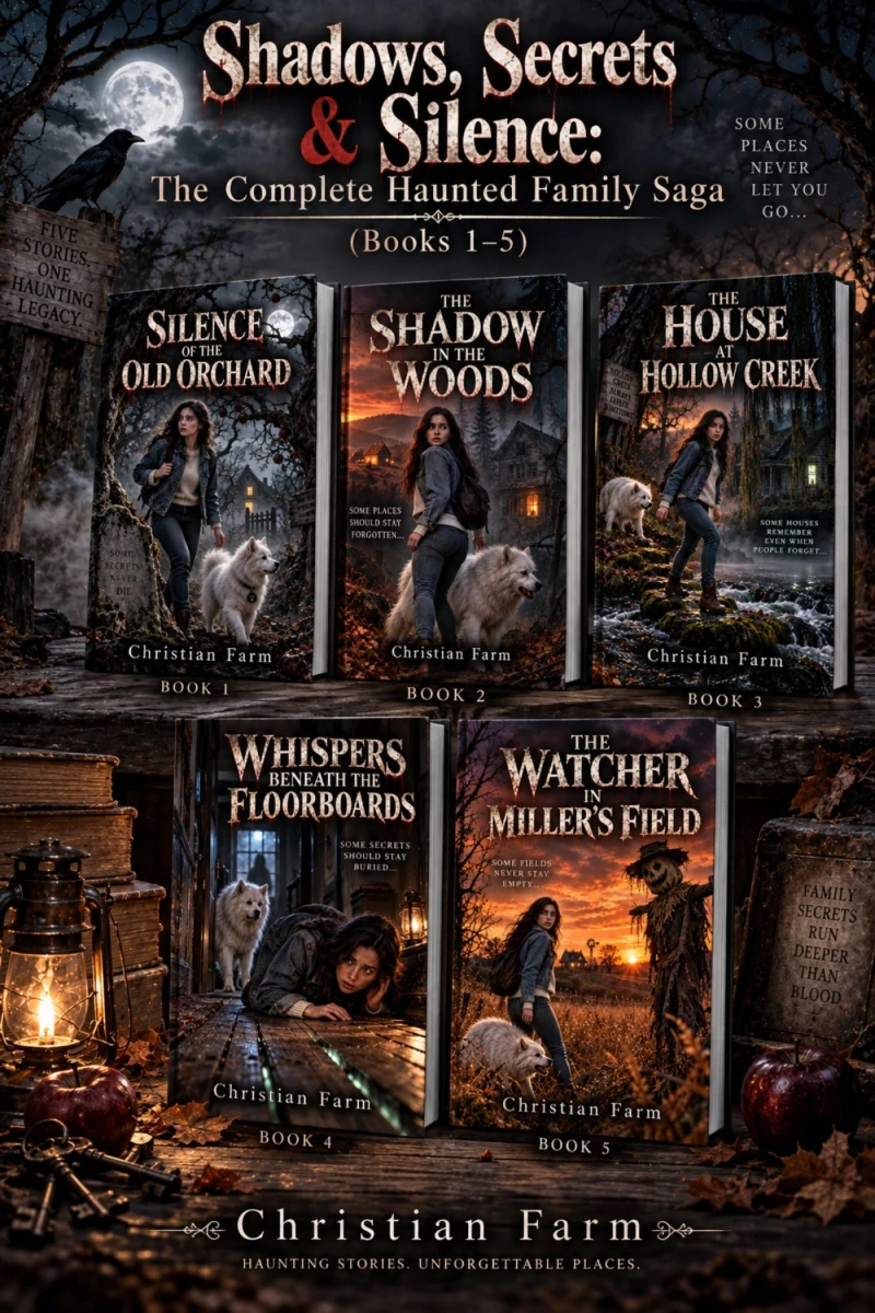 Portada: "Shadows, Secrets & Silence: The Complete Haunted Family Saga (Books 1–5)