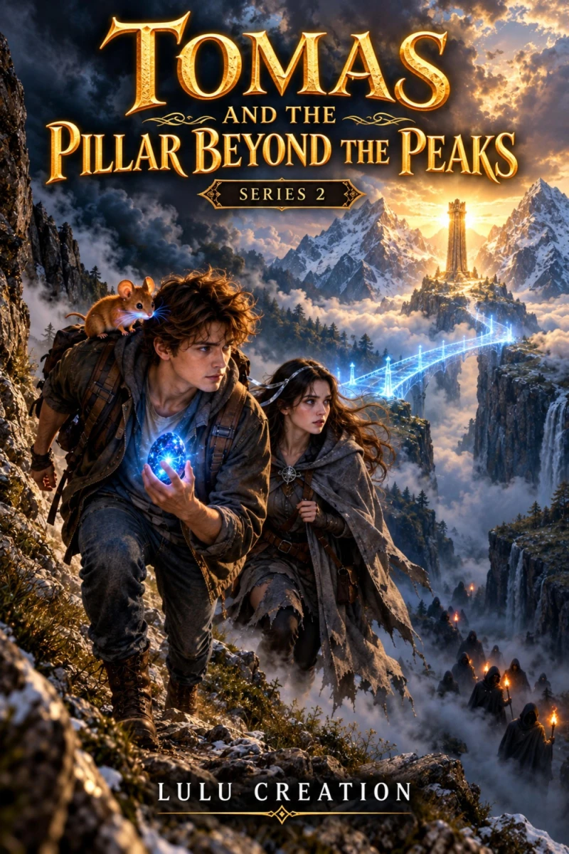 Portada: SERIES 2: Tomas and the Pillar Beyond the Peaks