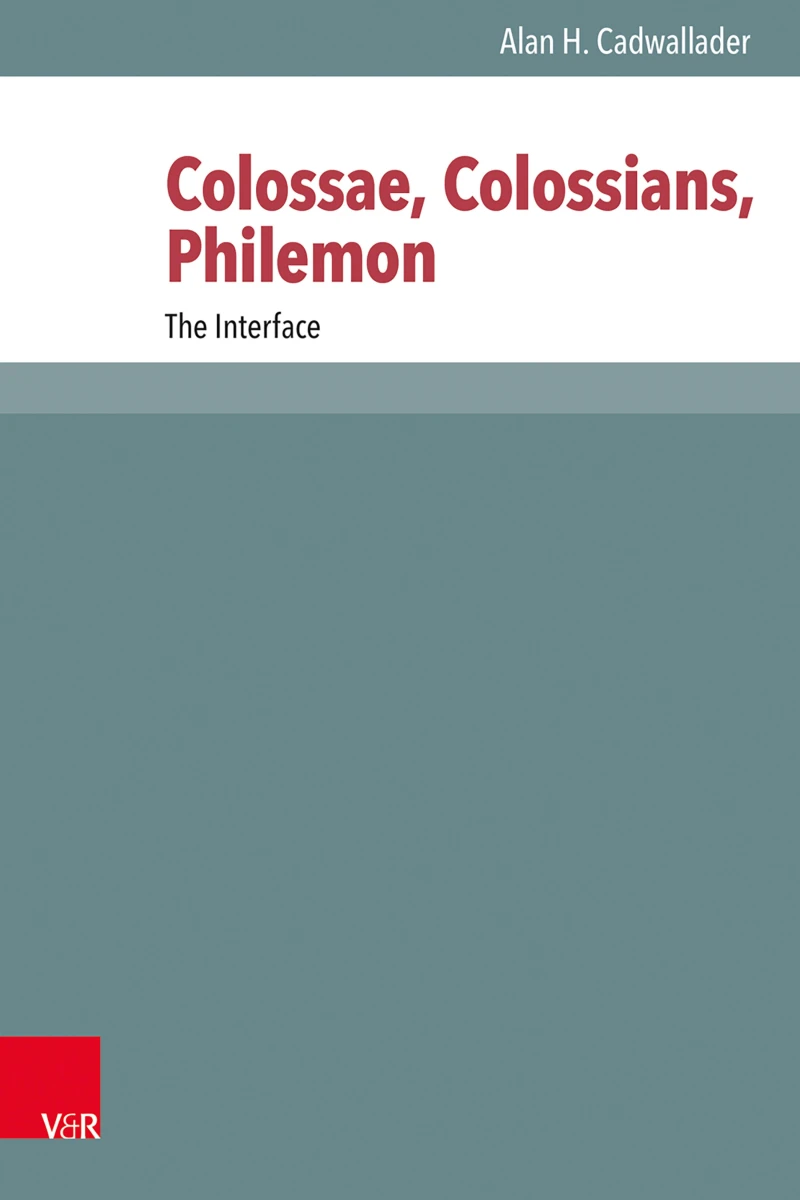 Portada: Colossae, Colossians, Philemon