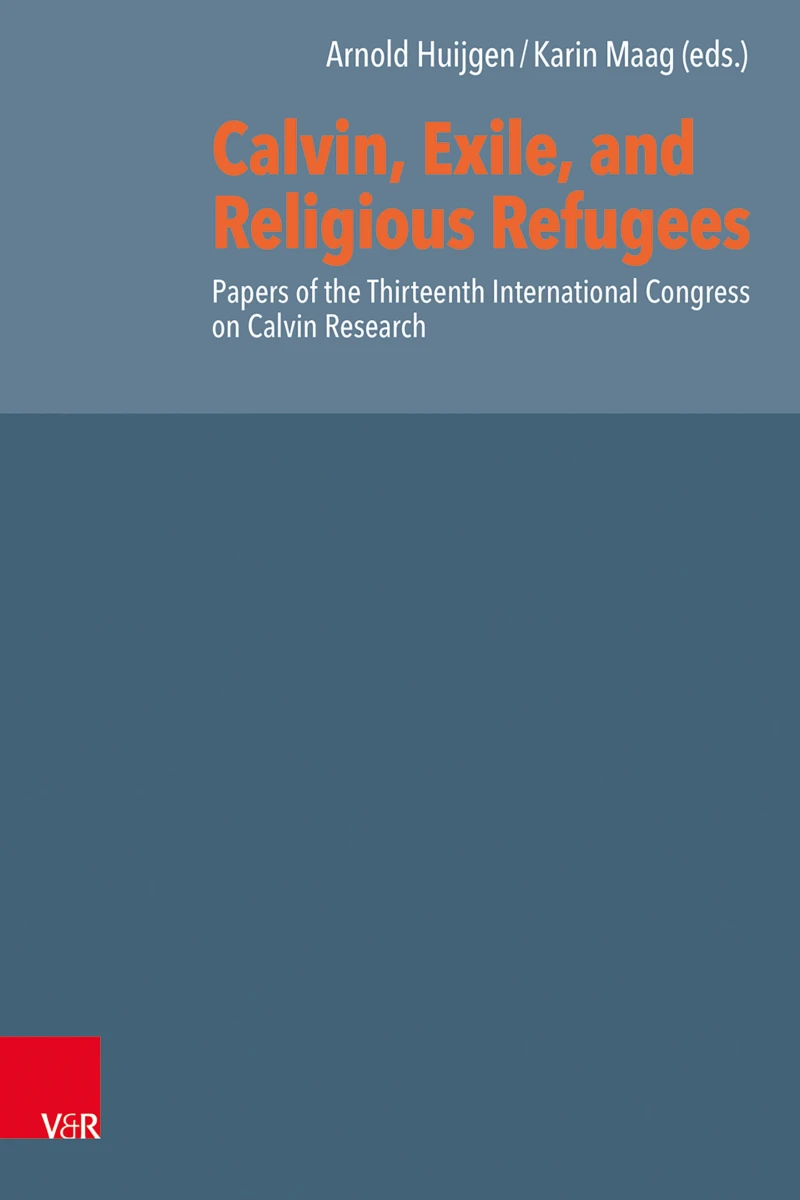 Portada: Calvin, Exile, and Religious Refugees