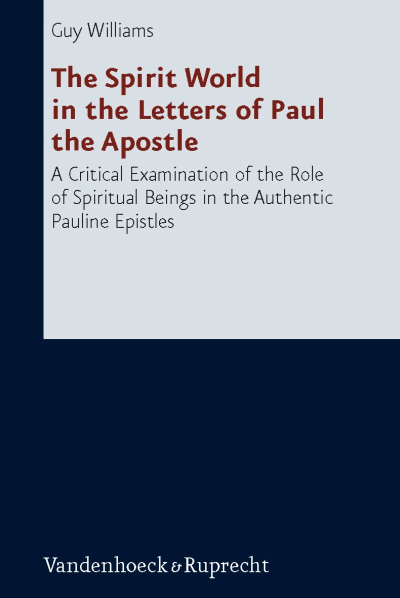 Portada: The Spirit World in the Letters of Paul the Apostle