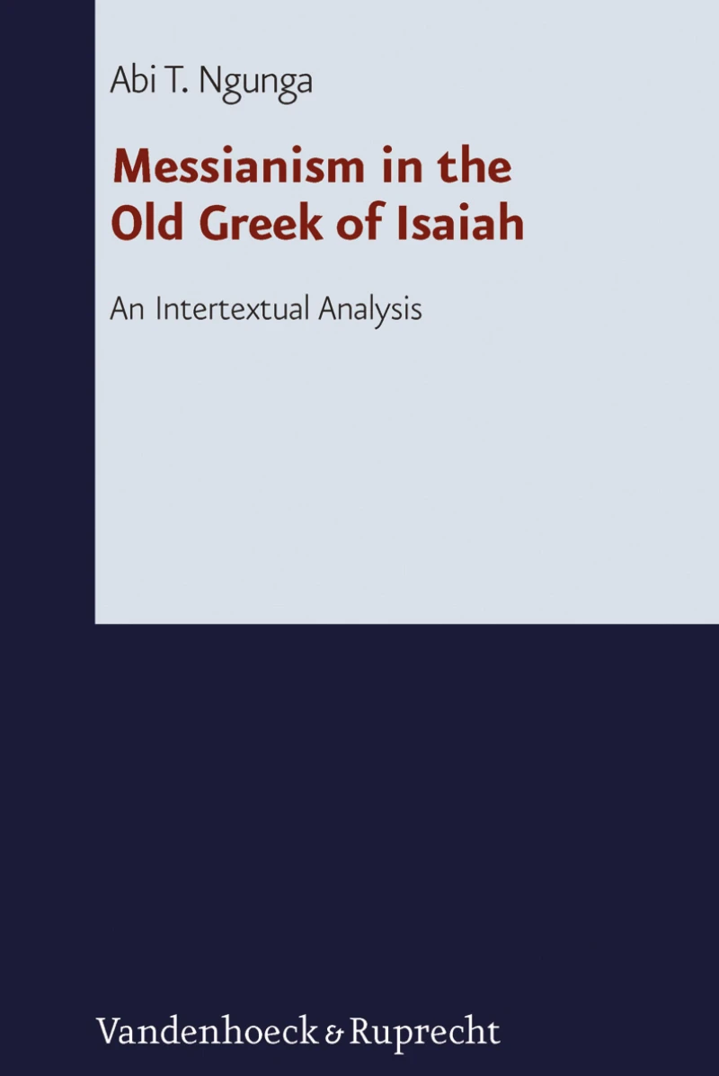Portada: Messianism in the Old Greek of Isaiah