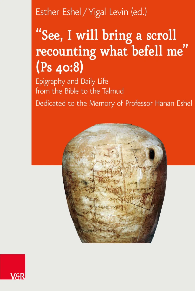 Portada: "See, I will bring a scroll recounting what befell me" (Ps 40:8)