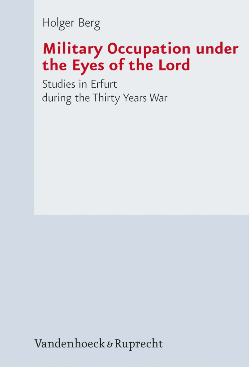 Portada: Military Occupation under the Eyes of the Lord