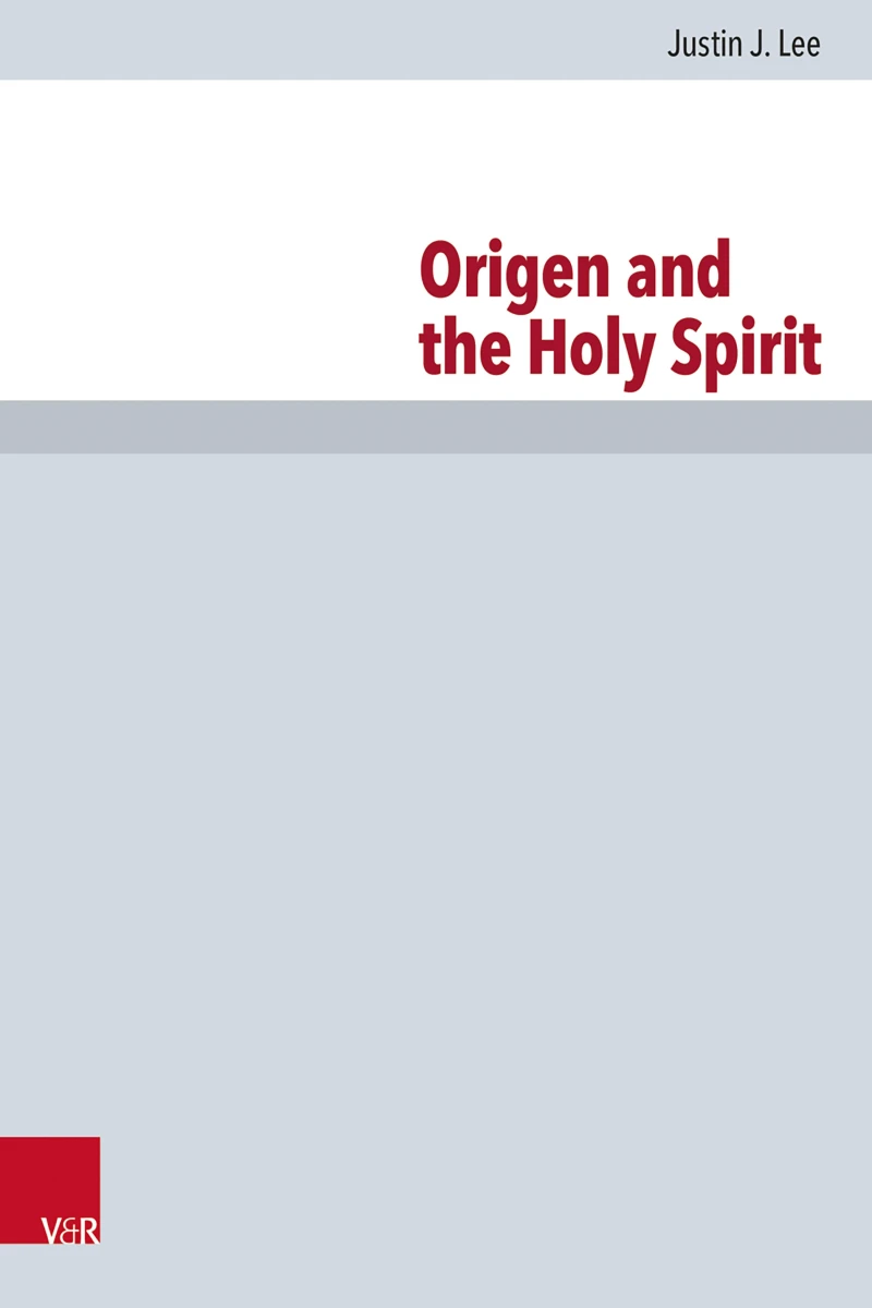 Portada: Origen and the Holy Spirit